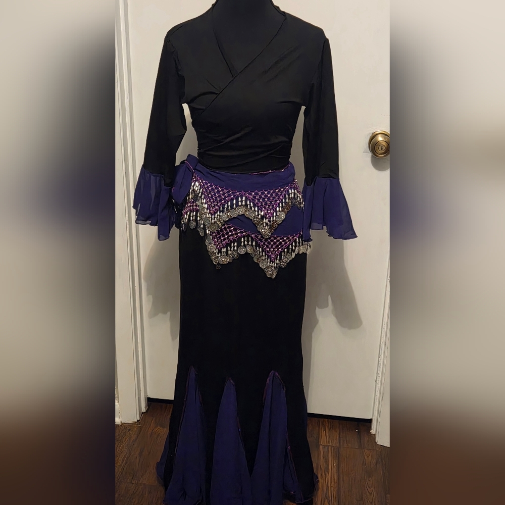 Miss Bellydance 3 Piece Dance Costume Size L